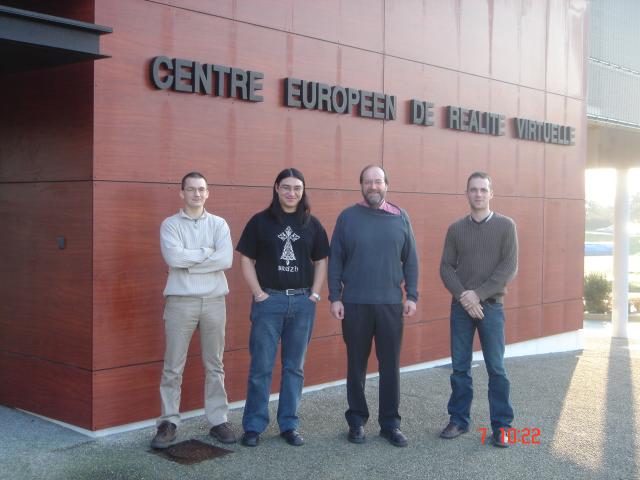 Les membres de l'quipe BridNet du CERV